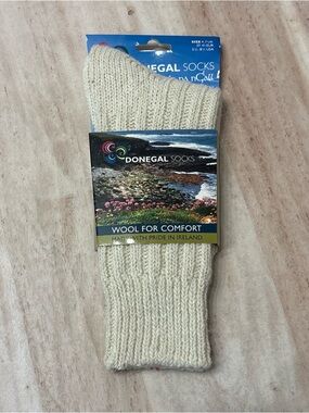 DONEGAL Wool Socks Sz 5.5-8.5